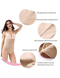 ANGOOL Shapewear Bragas de control de abdomen de cintura alta, sin costuras, para mujer