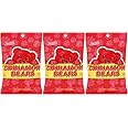 Sweet Candy Company Red Cinnamon Gummy Bears - Hot and Spicy Cinnamon Gummy Candy, Gluten Free Gummies for Kids and Adults, Kosher, Made in the USA - 7 oz Bag (Pack of 3)