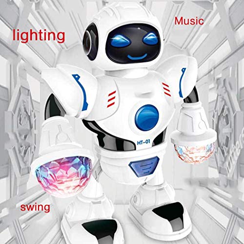 DREAMVAN Toddler Multifunctional LED Smart Robot Dance Music Kids Education Toys Robotics - Thumbnail 5