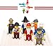 Minifigures Set - 20 Minifigures Toys Building Bricks Compatible Family Figures Mini People -Included Baseplate Bonus