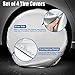 Tire Covers for RV Wheel ELUTO Set of 4 Motorhome Wheel Covers Waterproof Oxford Cotton Tire Protectors Tire Covers Fits 24'' to 27'' Tire Diameters