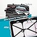 Cambond Compression Packing Cubes for Travel Women - 3 Pack Luggage Organizers Bags Travel Essentials Compression Cubes for Carry on Suitcases, White