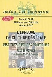 L' épreuve de culture générale