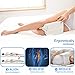 JUMEIHUI Cooling Knee Pillow by Side Sleepers for Sciatica Relief, Back Pain, Leg Pain, Pregnancy, Hip and Joint Pain. Memory Foam with Cooling Gel (Removable and Washable Cover)