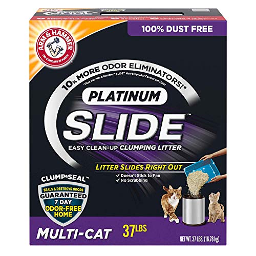 Arm Hammer NGFD Platinum Slide Easy Clean-Up Clumping Cat Litter