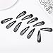 Senkary 60 Pack Snap Hair Clips No Slip Metal Hair Clips Hair Barrettes for Women Girls Kids, 2 Inch/ 50mm (Black)