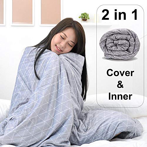 Calm Blanket for Summer with Soothing Weight Soft Sweetzer & Orange