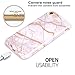 iPhone 7 Case, iPhone 8 Case, Rose Gold Gray Marble Design Case, BAISRKE Slim Flexible Matte Soft TPU Bumper Shockproof Rubber Silicone Skin Cover Case for iPhone 7 (2016) / iPhone 8 (2107)