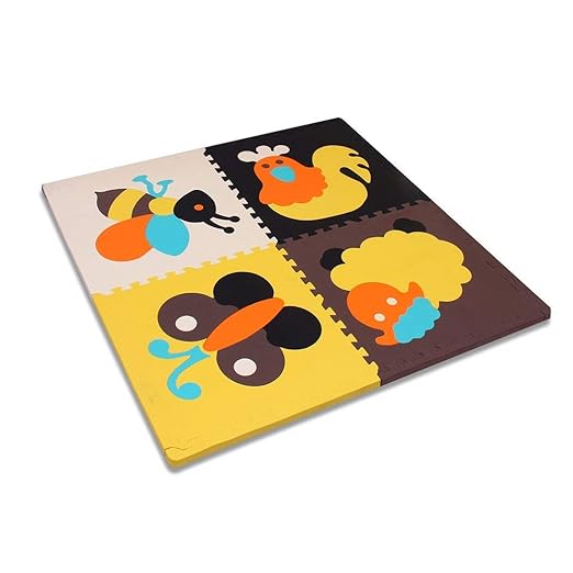 Qqpp Eva Puzzle Tapis Mousse Bebe Animaux Qqp45m4s8 Ideal Pour Les Tapis De Jeux Enfant 4 Dalles 60 60 2cm Puzzles Jeux Et Jouets Schoolofbabywearing Com