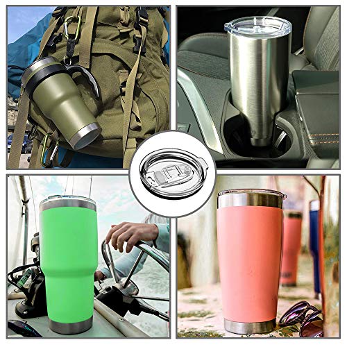 100 Spill Proof 20 oz Sliding Lids, No Leak Slider Replacement Lids