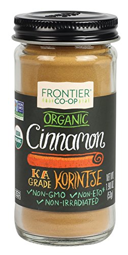 Frontier Organic Cinnamon Ground, 1.9 Ounce Container