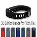 I-SMILE 15PCS Replacement Bands with Metal Clasps for Fitbit Flex/Wireless Activity Bracelet Sport Wristband(No Tracker, Replacement Bands Only)