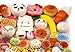 LIGONG 30PCS Random Kawaii Mini Soft Bread Donuts Food Phone Straps Squishy Charm Gift Miniature Novelty Toys