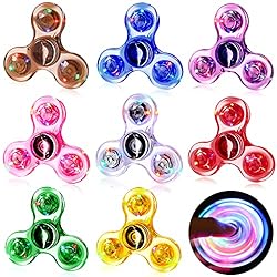 Gigilli Fidget Spinners 8 Pack, Halloween Birthday