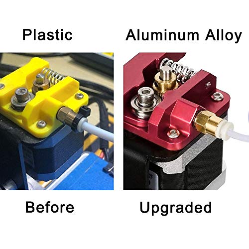 Aokin Ender 3 Ender 5 CR-10 Extruder Upgraded Replacement MK8 Extruder Aluminum Drive Feed Bowden Extruder 1.75mm Filament for Creality Ender 3, CR-7, CR-8, CR-10, CR-10S, CR-10 S4, CR-10 S5