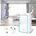 amzdeal Dehumidifier for Home Small Dehumidifier Mini Electrical Quiet 700ml (24fl.oz) Capacity Suitable for Bedroom Basement Bathroom(1200 Cubic Feet or 215 sq ft) Auto Off to Remove Damp, Moisture