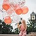 Rose Gold Balloons For Rose Gold Party Decorations, Bridal Shower Decorations - 18 Inch, 16 Pack | BONUS ACCESSORIES - Seal Clips + Ribbon + Glue Dots | For Birthday Party, Wedding, Baby Shower