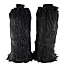 Faux Fur Leg Warmer,Warm Soft Cozy Fuzzy Leg Warmer Boot Cuff Cover for Women Party Costumes