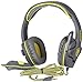 Sades SA-708 Zombie Version Stereo Gaming Headset 3.5mm Plug With Mic Computer Headphone Soft PU Leather Ear-cushion Gray Yellow