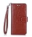 FYY Case for iPhone 6/6s, PU Leather Wallet Phone Case with Card Holder Flip Protective Cover [Kickstand Feature] [Wrist Strap] for Apple iPhone 6/6s 4.7