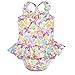 i play. by green sprouts One-piece Swimsuit w/ Built in Reusable Swim Diaper | Helps provide secure protection for babies & swimmers