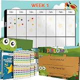 Potty Training Chart - Reward Sticker Chart - Girls Theme - Marks Behavior Progress - Motivational Toilet Training for Toddlers and Children - Great for Boys and for Girls (Forest Theme)