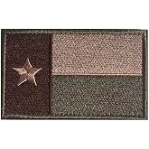 WZT Texas State Flag Patch Morale, Tactical Patch | Hook &amp; Loop Patch with Backing &ndash; Sew-on or attach to tactical gear, backpacks, caps, jackets, uniforms &amp; other gear.