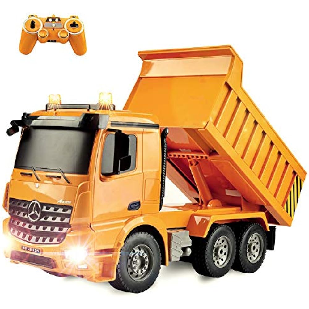 Toy Vehicles DOUBLE Remote Control Dump Truck 8 Channel Fully