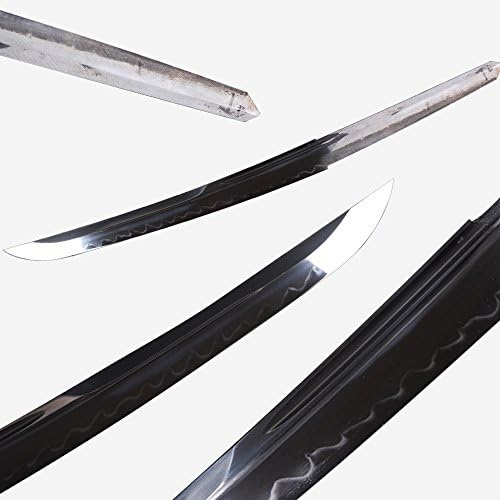 Shijian Clay Tempered 1095 Carbon Steel Sharp Blade for Japanese Tanto Swords