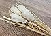 Omin Rattan Reed Diffuser Sticks Replacement with Cream Tulip Flowers Style Natural Shape 10