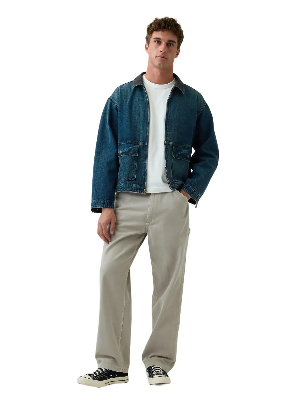 GAP Mens Baggy Fit Denim Model Clay 493 33×34