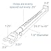 Cocoweb Door Security Bar and Sliding Door Stopper - Durable, Adjustable, Dual Function