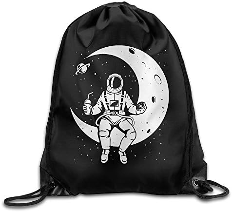 Unisex Fashion Leisure Astronaut Nasa Moon Space Sportsdrawstring Backpack