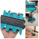 Alishebuy Plastic Contour Gauge Duplicator, Master Outline Profile Gauge Woodworking Ruler for Precise Shape Measuring Tool, Irregular Contour Measuring Ruler Radiant Ruler