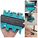 Alishebuy Plastic Contour Gauge Duplicator, Master Outline Profile Gauge Woodworking Ruler for Precise Shape Measuring Tool, Irregular Contour Measuring Ruler Radiant Ruler
