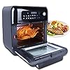 Uten-Automatic-Multifunctional-Air-Fryer-Oven-Smart-Tabletop-Oven-10L-1500W-Hot-Air-Oven-with-12-Programs-with-LED-Touch-Screen-Temperature-and-Control-for-Baking Air Fryer Oven, Uten 10L Digital Air Fryers Oven, Smart Tabletop Oven with 12 Preset Menus, LED Touch Screen Temperature…