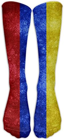 Flag Of Colombia Printed Men's/Women's Comfortable Casual Funny Long Knee High Socks Compression Socks Winter Warm Soccer Socks