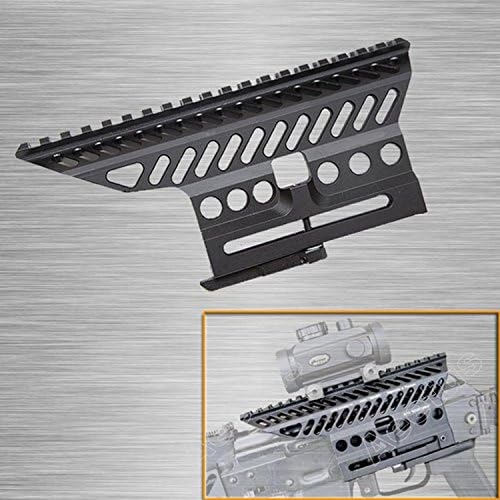 Picatinny Rail AK Rail Scope Mount Weaver Black