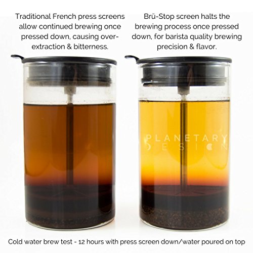 French Press Tabletop Coffee and Tea Maker Stainless Steel (48 oz, Mountain Lake) - Thumbnail 4