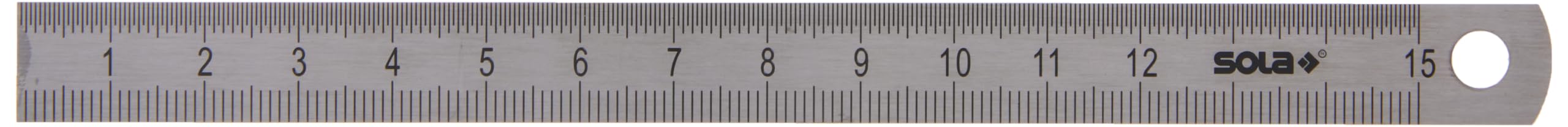 SOLA LSS150 - Regla Flexible de Acero inoxidable LSS (150 mm)