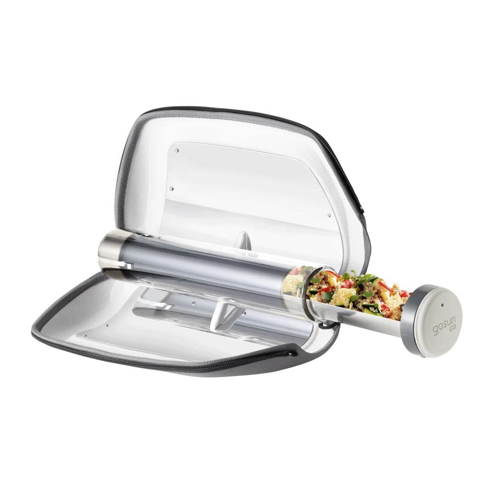 Photo 1 of GOSUN Go Portable Camping Stove for 0.9 L Food | Effortless Outdoor Cooking with Fusion Solar Oven | Patented Solar Cooking Technology | Solar Oven Ideal for Hiking & Camping | Silver