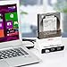 UNITEK USB 3.0 to SATA External Hard Drive Docking Station with 3 Port Hub for 2.5 3.5 Inch SATA I/II/III HDD SSD up to 6TB and One Touch Backup Function, with OTB Switch