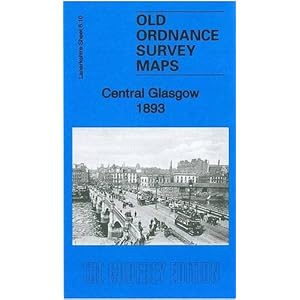 Central Glasgow 1893: Lanarkshire Sheet 6.10a Landkaart – Gevouwen Kaart, 20 juli 2011