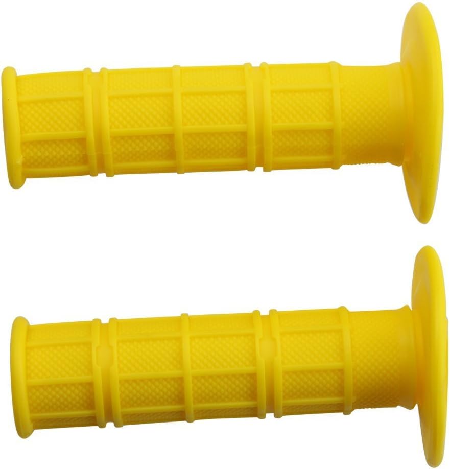 yellow bike handlebar grips