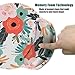 Ergonomic Mouse Pad with Wrist Support,Dooke Cute Wrist Pad with Non-Slip Rubber Base for Computer, Laptop, Home Office Gaming, Working, Easy Typing & Pain Relief Flower