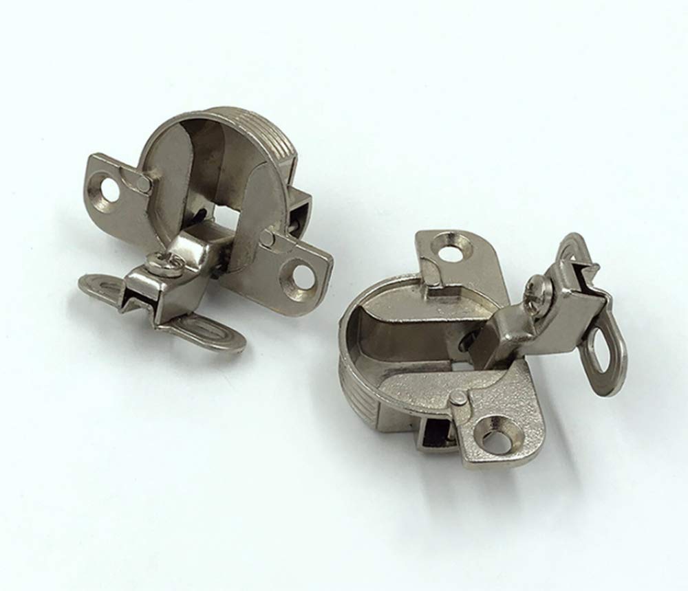 (2 Pieces) 97 Degree Page Turning axis Adjustable Cabinet Door Concealed Hinge Special Table Pull Down Hinge Flush Hinge