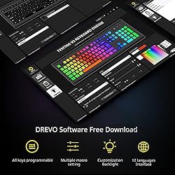 DREVO Tyrfing V2 Customizable RGB Compact 87 Keys