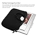 NAVISKAUTO 13.3 Inch Nylon Handbag for Portable DVD Player, Laptop, Tablet Carry Bag