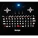 LiiR a32 Mini Portable Handheld 2.4GHz Wireless Keyboard with LED Backlit and Touchpad 72 Keys QWERTY Multimedia Keyboard for Smart TV Box, Media Player