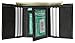 100% Leather Tri-fold Mens Wallet Black #961107